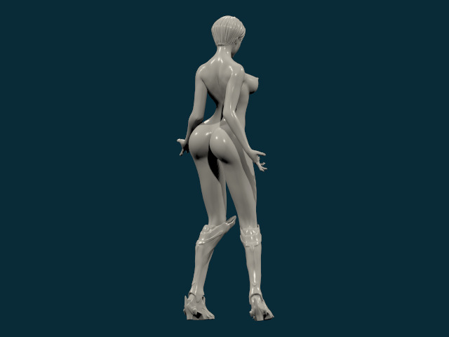 THICK ASS SEXY GIRL 22 3D print model_12