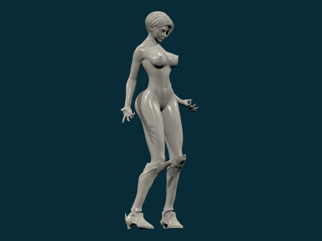 THICK ASS SEXY GIRL 22 3D print model_4