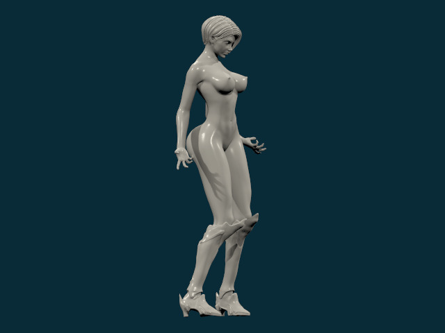 THICK ASS SEXY GIRL 22 3D print model_5