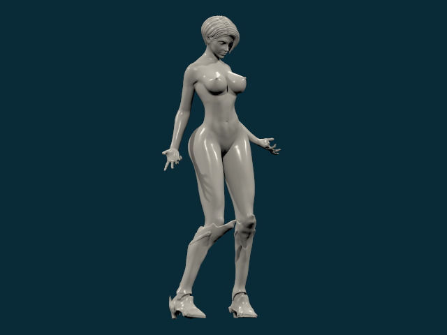 THICK ASS SEXY GIRL 22 3D print model_3