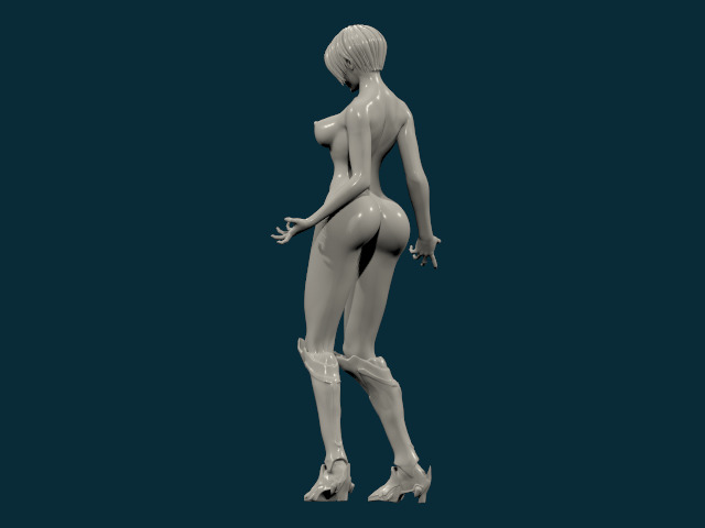 THICK ASS SEXY GIRL 22 3D print model_19