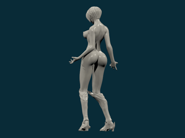 THICK ASS SEXY GIRL 22 3D print model_18