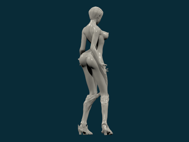 THICK ASS SEXY GIRL 22 3D print model_11