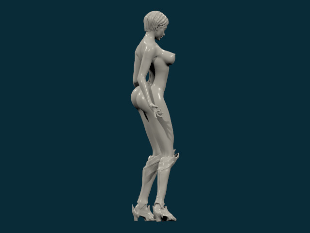 THICK ASS SEXY GIRL 22 3D print model_9