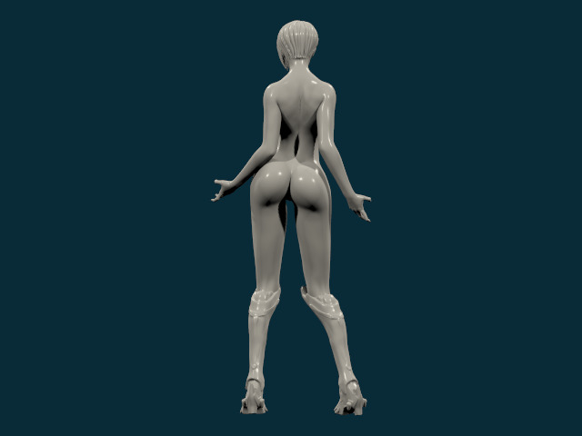 THICK ASS SEXY GIRL 22 3D print model_15