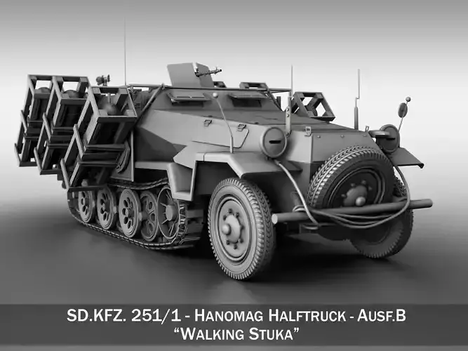 SD KFZ 251 1 - Ausf B - Walking Stuka