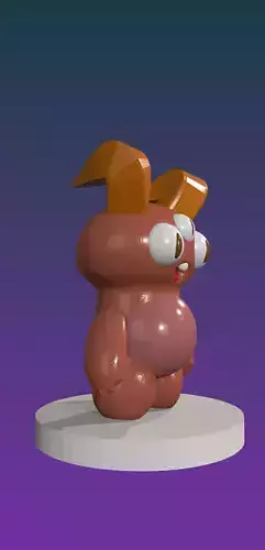 Imppy Demonling Low-poly 3D model
