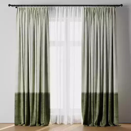 Rod Curtain - Green Curtain 33 HBH