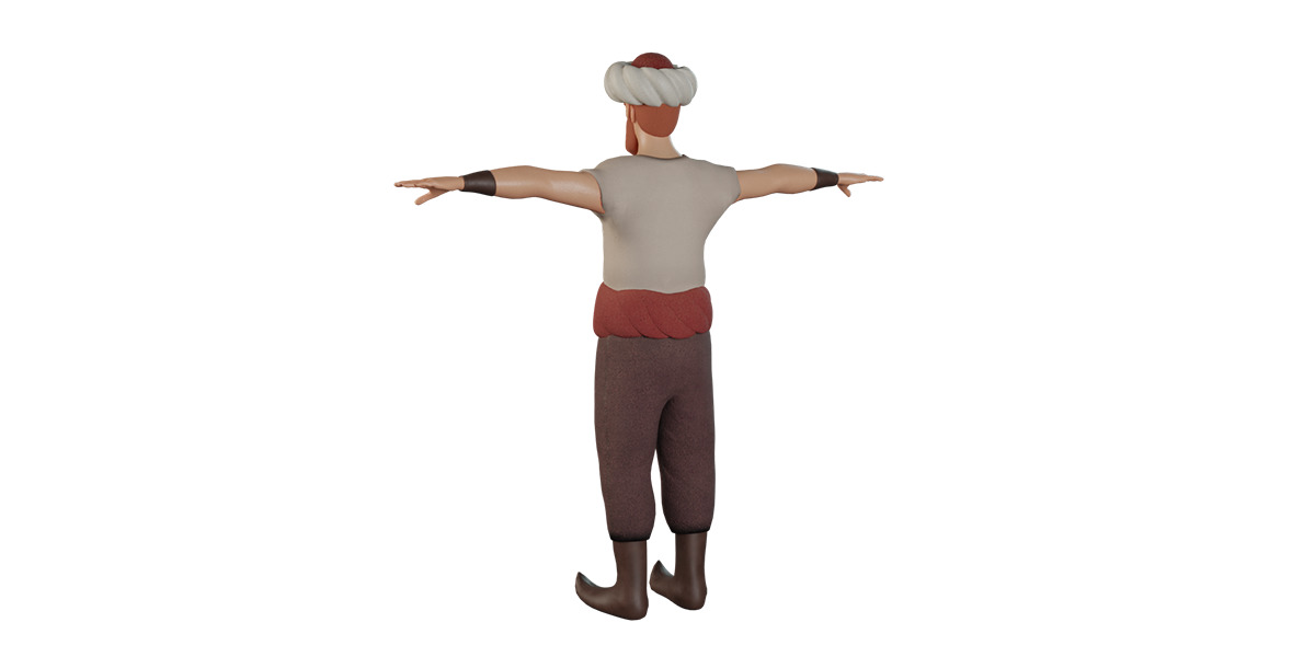 Barbaros Hayreddin Pasha 3D model_2