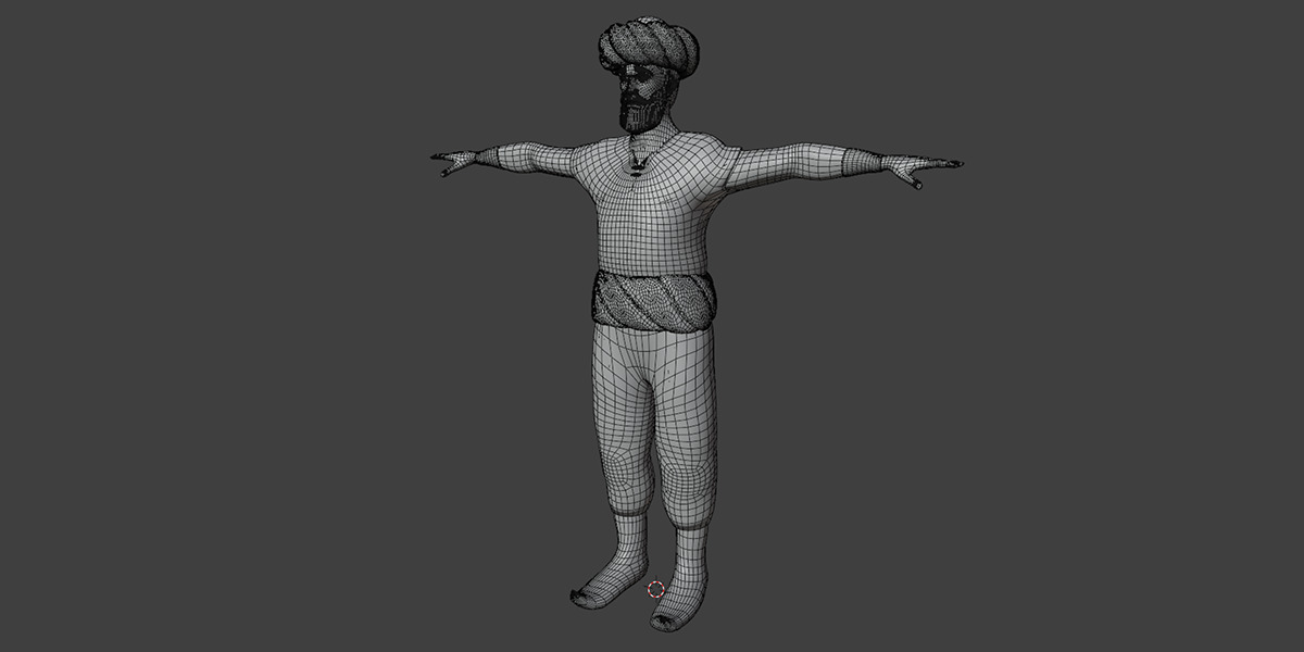 Barbaros Hayreddin Pasha 3D model_4