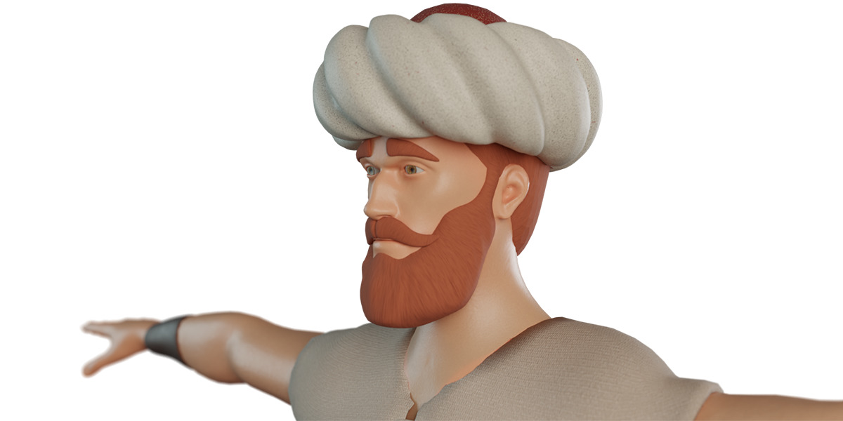 Barbaros Hayreddin Pasha 3D model_1