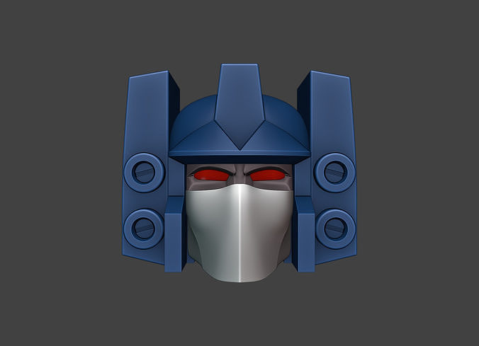 Marvel Eye of the Storm Head w Faces for MPG Super Ginrai 3D print model