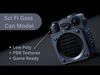 Sci Fi Gass Can Model Low Poly Game Ready Low-poly 3D model_1
