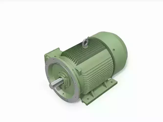 280M B35 Left 2 Pole IEC electric motor - 3D CAD model