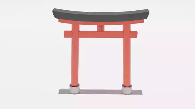 Torii Low-poly 3D model