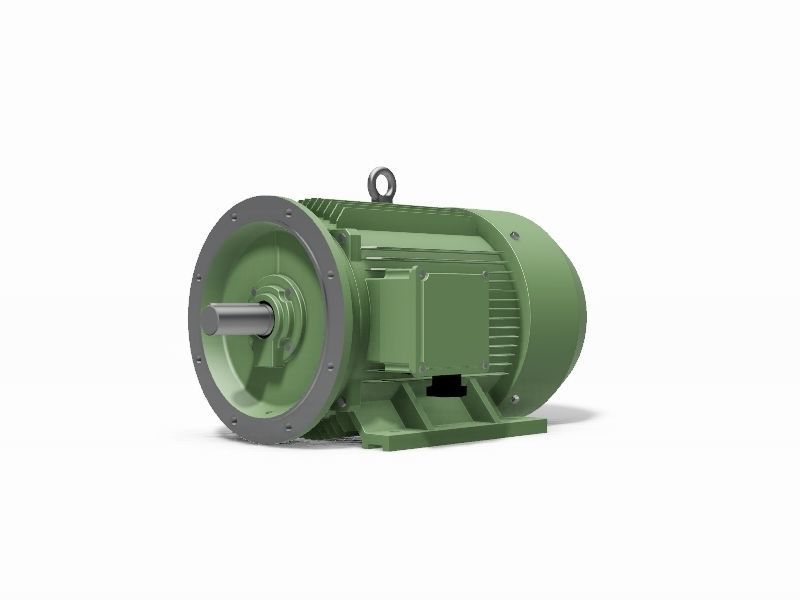 280M B35 Right 2 Pole IEC electric motor - 3D CAD model 3D model_1