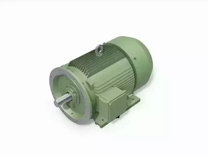 280M B35 Right 2 Pole IEC electric motor - 3D CAD model