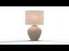 Corfu Terracotta Table Lamp Drum Shade 3D model_1