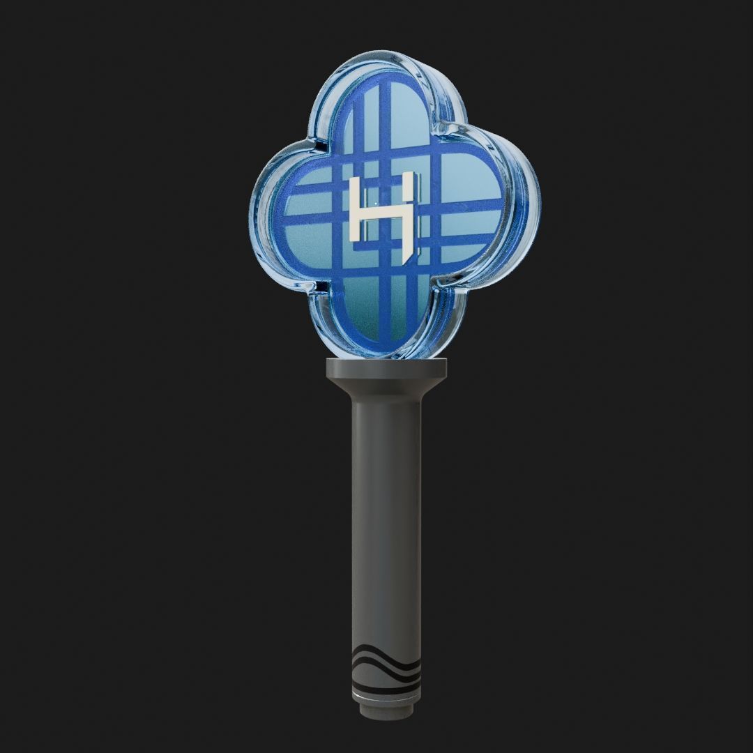 Huntrix Lightstick Kpop Demon Hunters Fan Art 3D print model_3