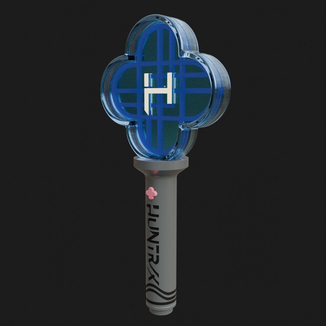 Huntrix Lightstick Kpop Demon Hunters Fan Art 3D print model_1