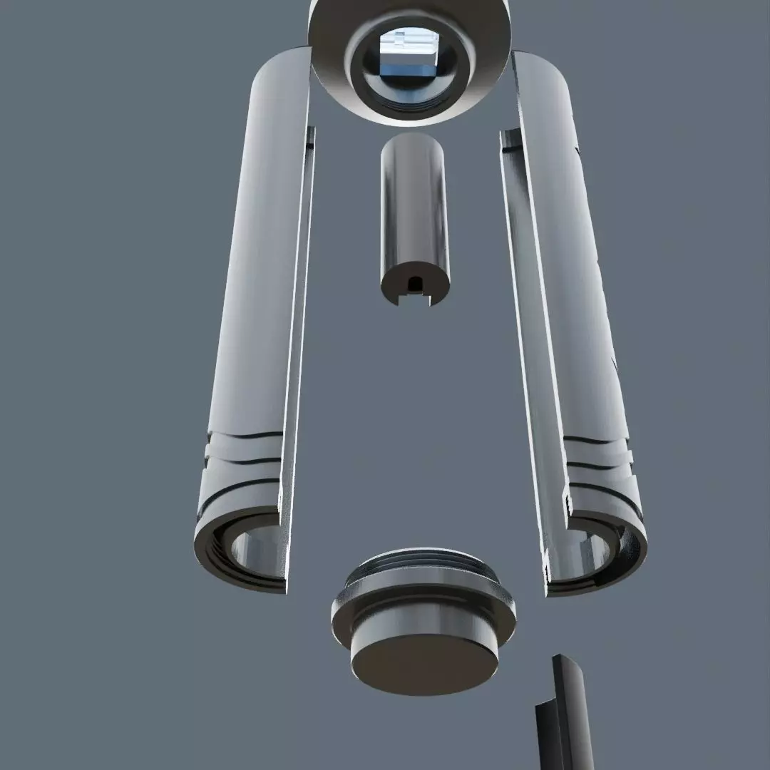 Huntrix Lightstick Kpop Demon Hunters Fan Art 3D print model_7