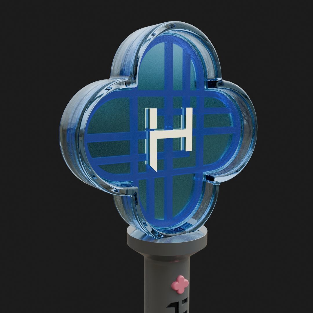 Huntrix Lightstick Kpop Demon Hunters Fan Art 3D print model_2