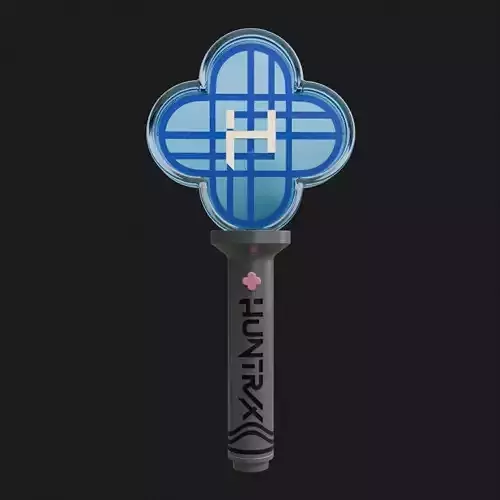 Huntrix Lightstick Kpop Demon Hunters Fan Art 3D print model Huntrix Lightstick Kpop Demon Hunters Fan Art 3D print model