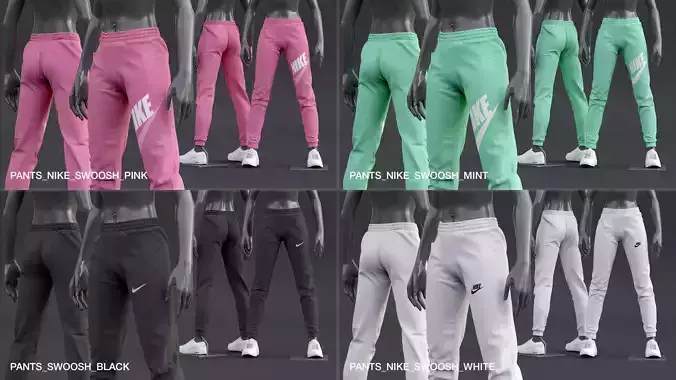 Nike Womens Pants 3D model