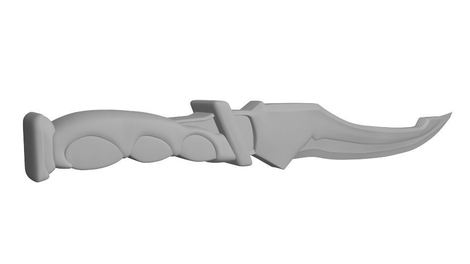 SciFi Knife 3D print model_2