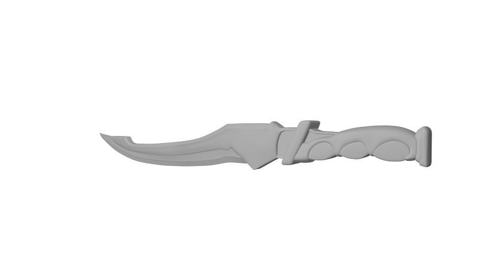SciFi Knife 3D print model_1