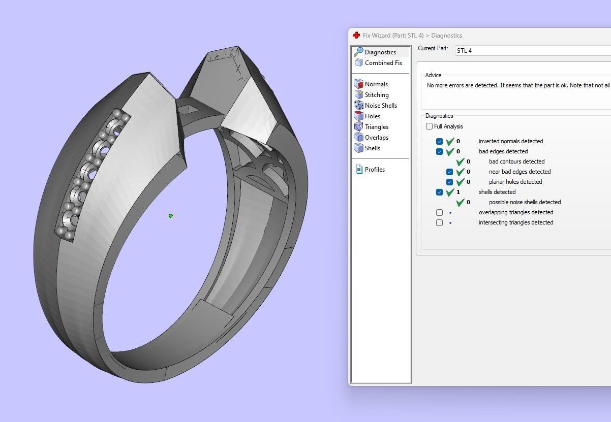 Two tone two piece solitaire ring in 5 editions 3D print model_15