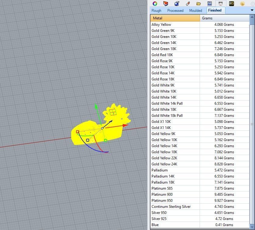 Two tone two piece solitaire ring in 5 editions 3D print model_11