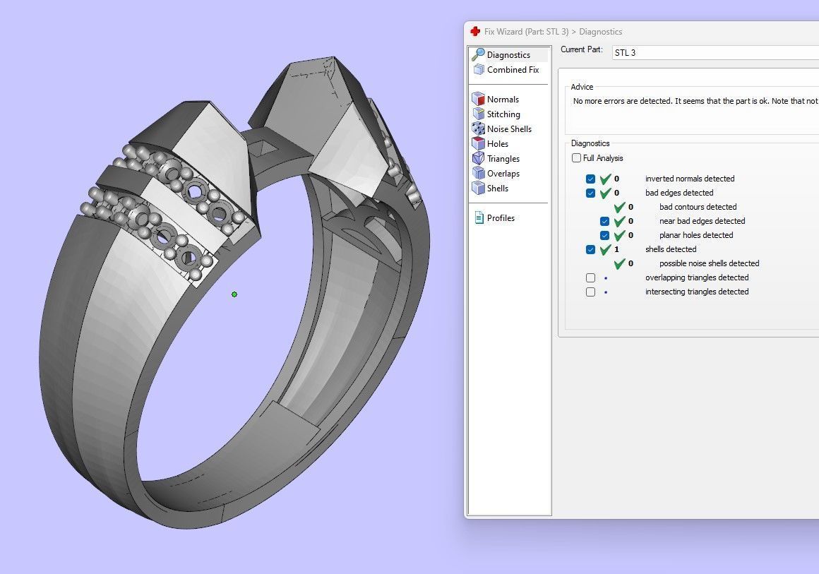 Two tone two piece solitaire ring in 5 editions 3D print model_14