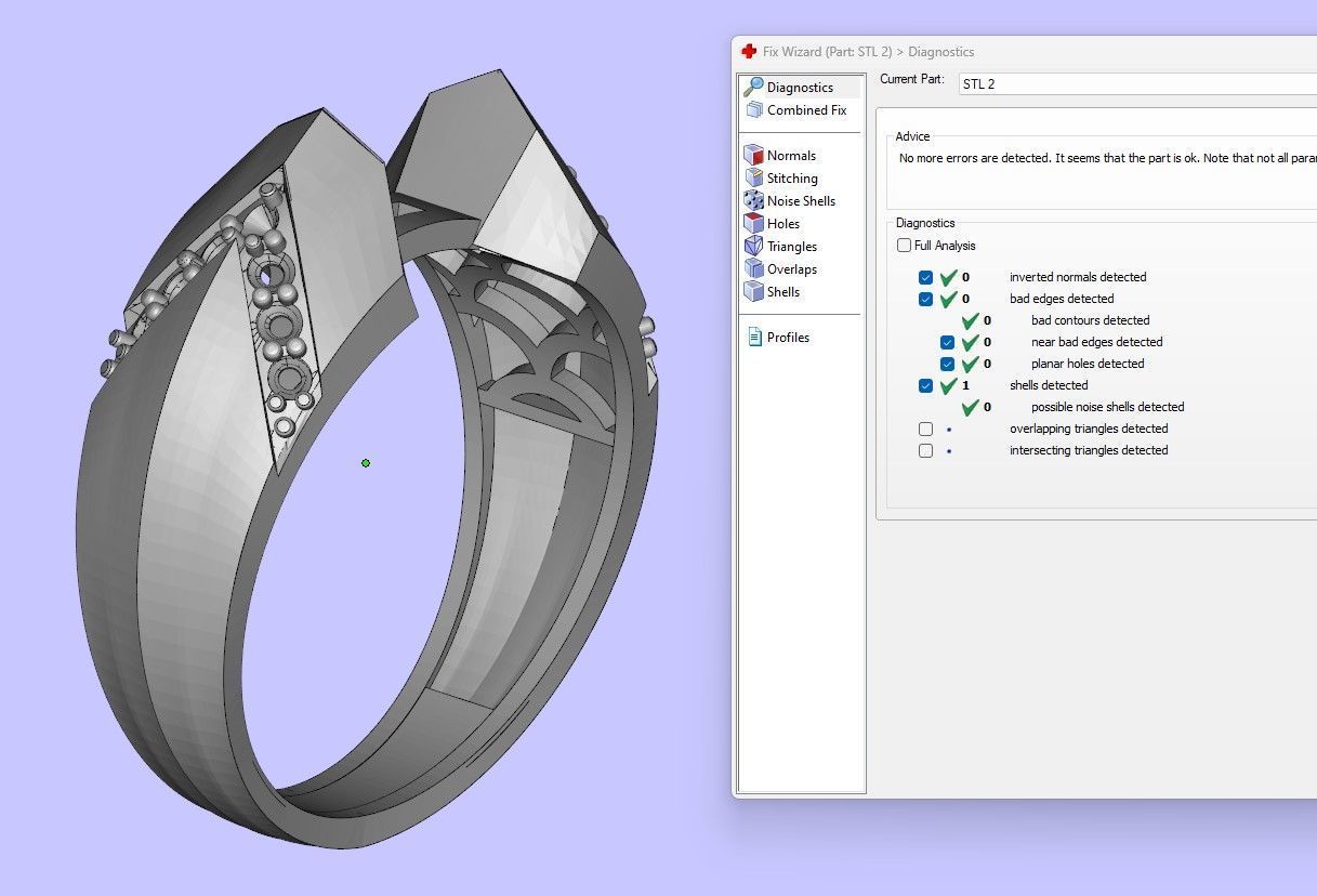 Two tone two piece solitaire ring in 5 editions 3D print model_13