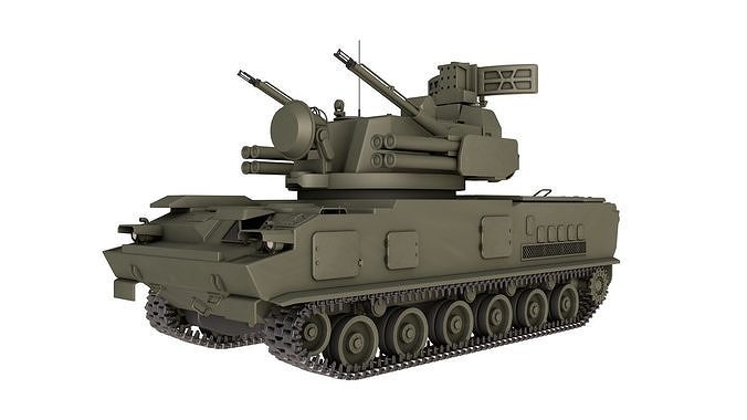 2K22 Tunguska SA-19 Grison 3D model