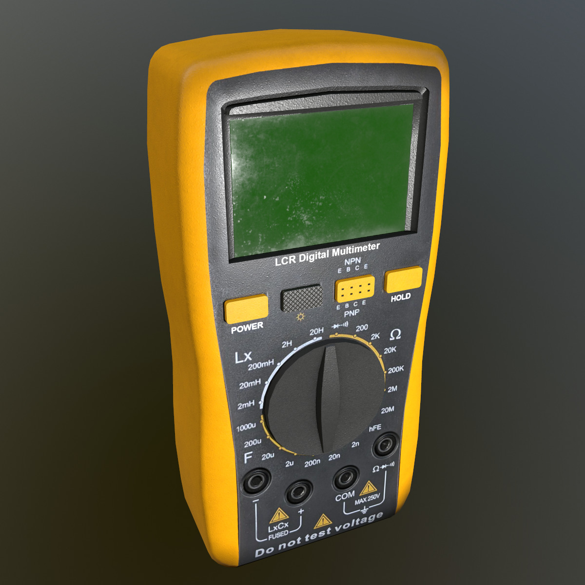 LCR Multimeter Low Poly Low-poly 3D model_6