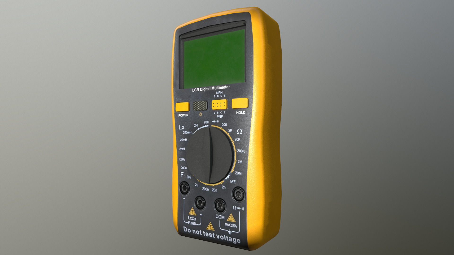 LCR Multimeter Low Poly Low-poly 3D model_15