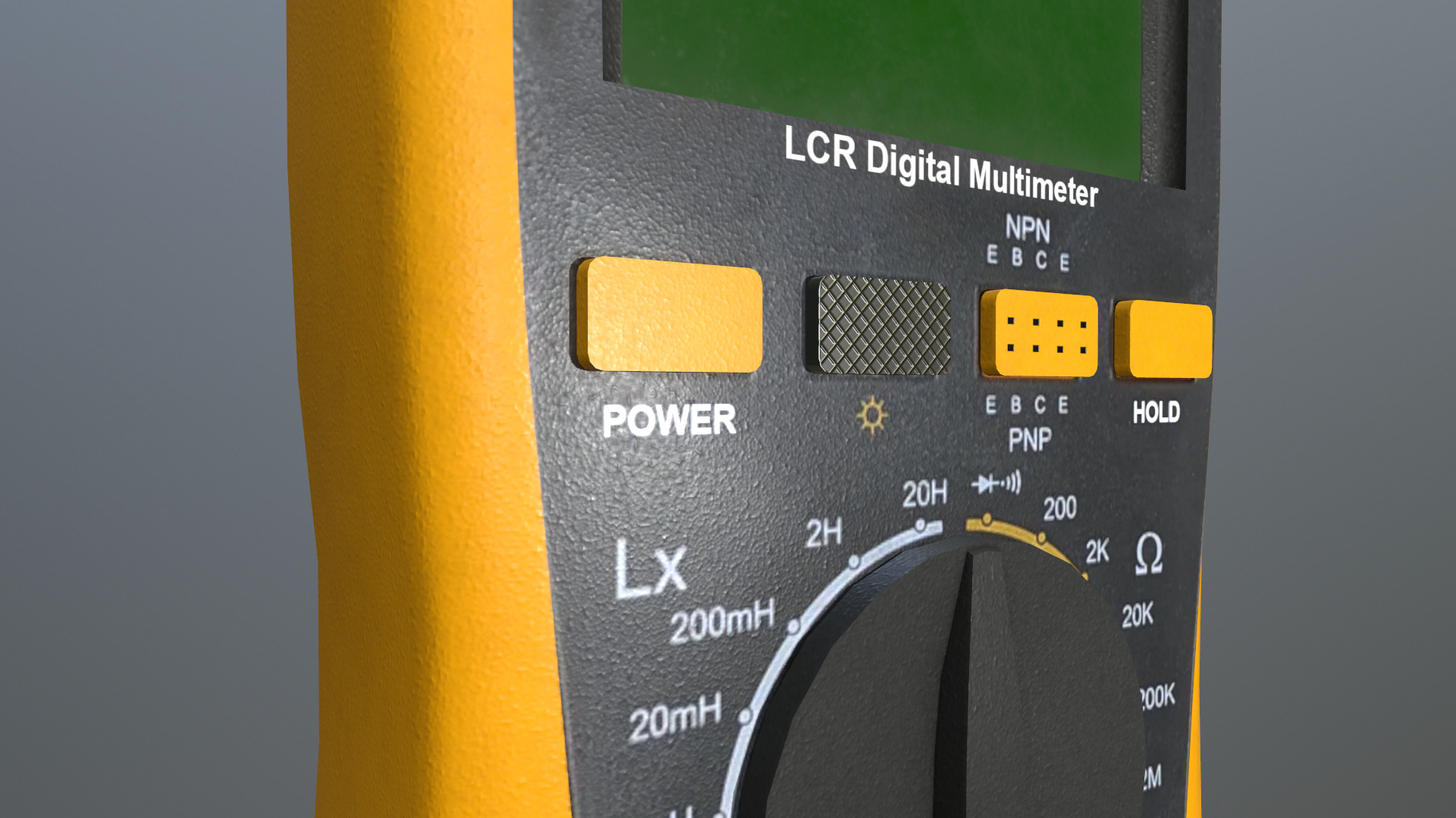 LCR Multimeter Low Poly Low-poly 3D model_21