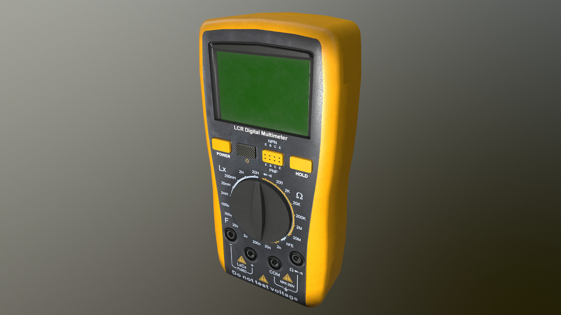 LCR Multimeter Low Poly Low-poly 3D model_16