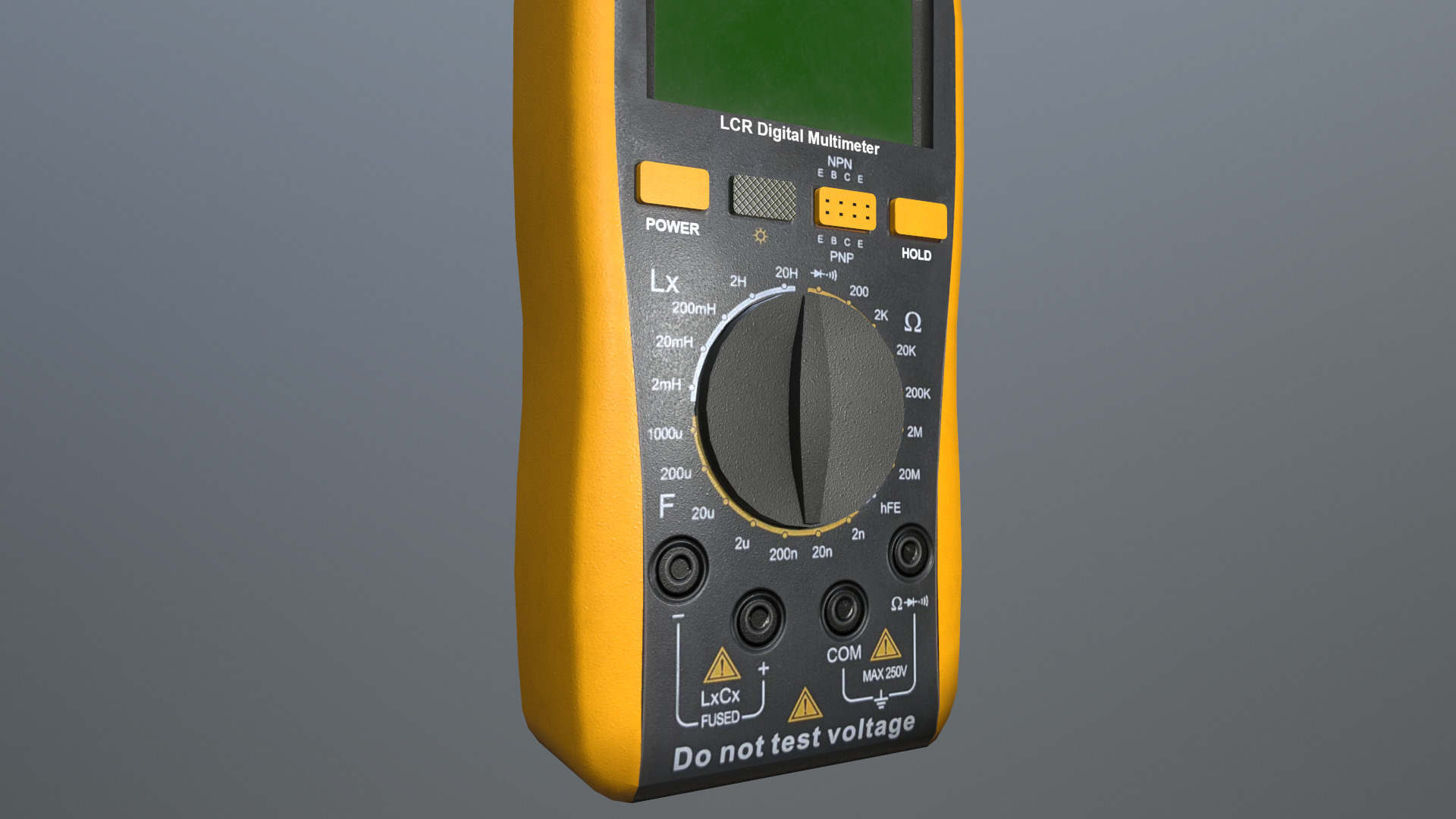 LCR Multimeter Low Poly Low-poly 3D model_22