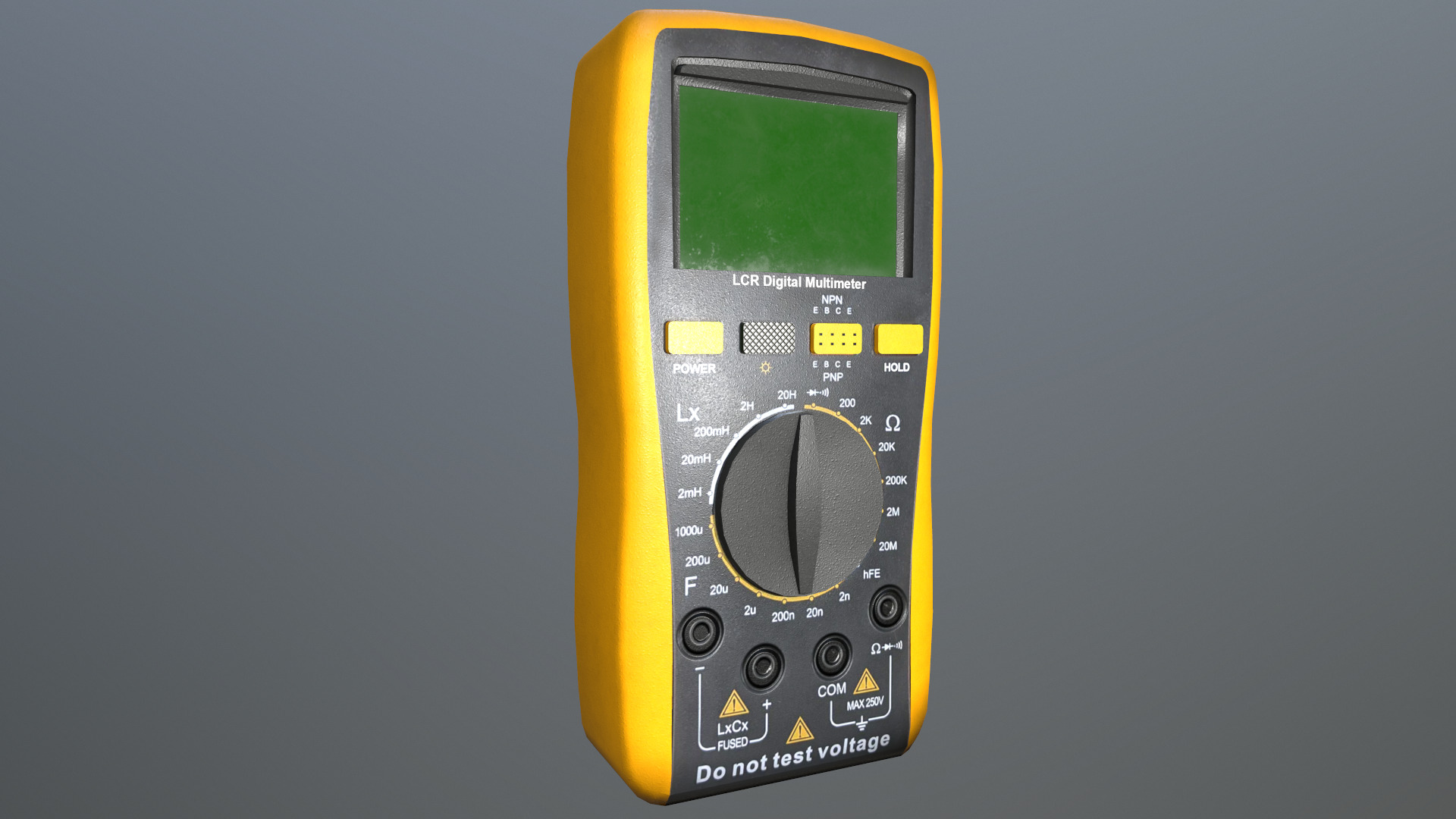 LCR Multimeter Low Poly Low-poly 3D model_20