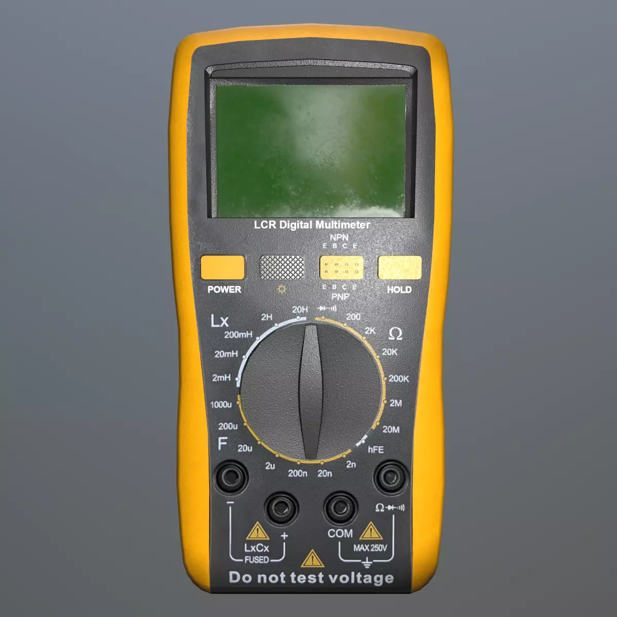 LCR Multimeter Low Poly Low-poly 3D model_0