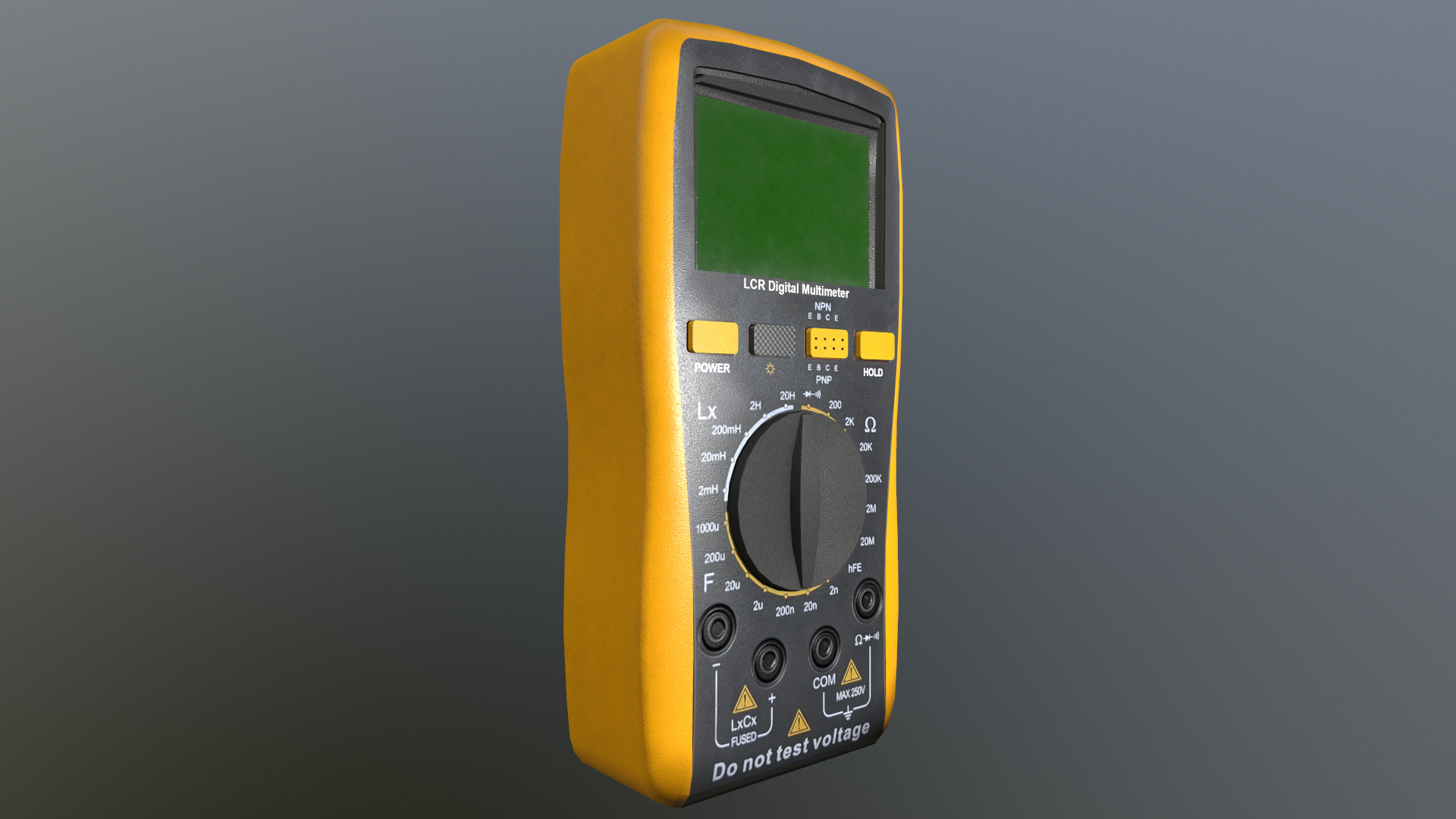 LCR Multimeter Low Poly Low-poly 3D model_14