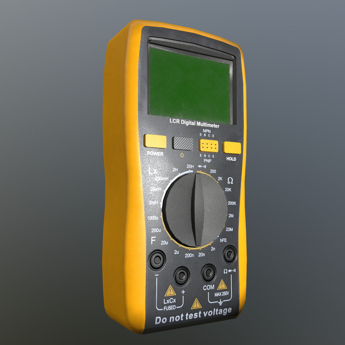 LCR Multimeter Low Poly Low-poly 3D model_7