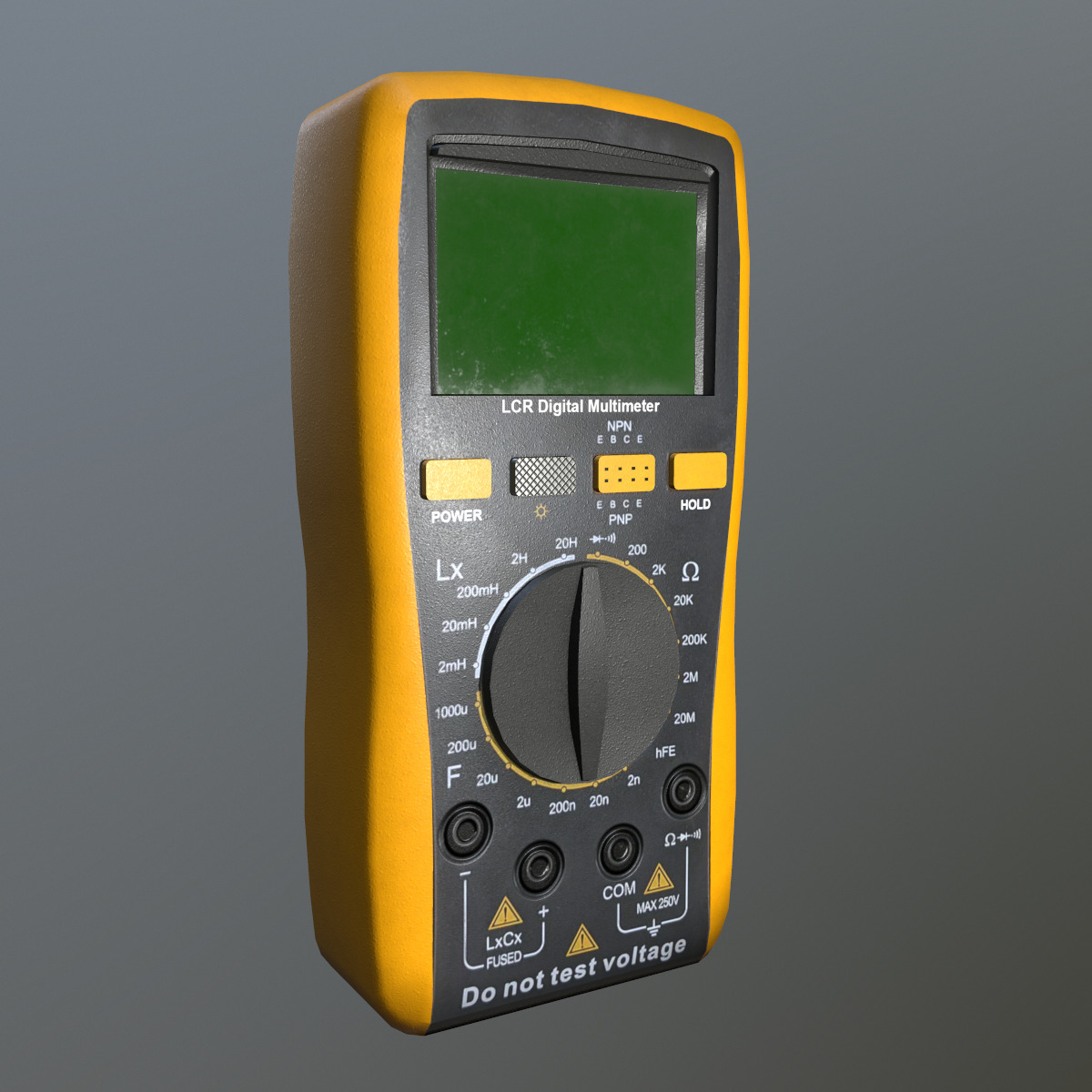 LCR Multimeter Low Poly Low-poly 3D model_1