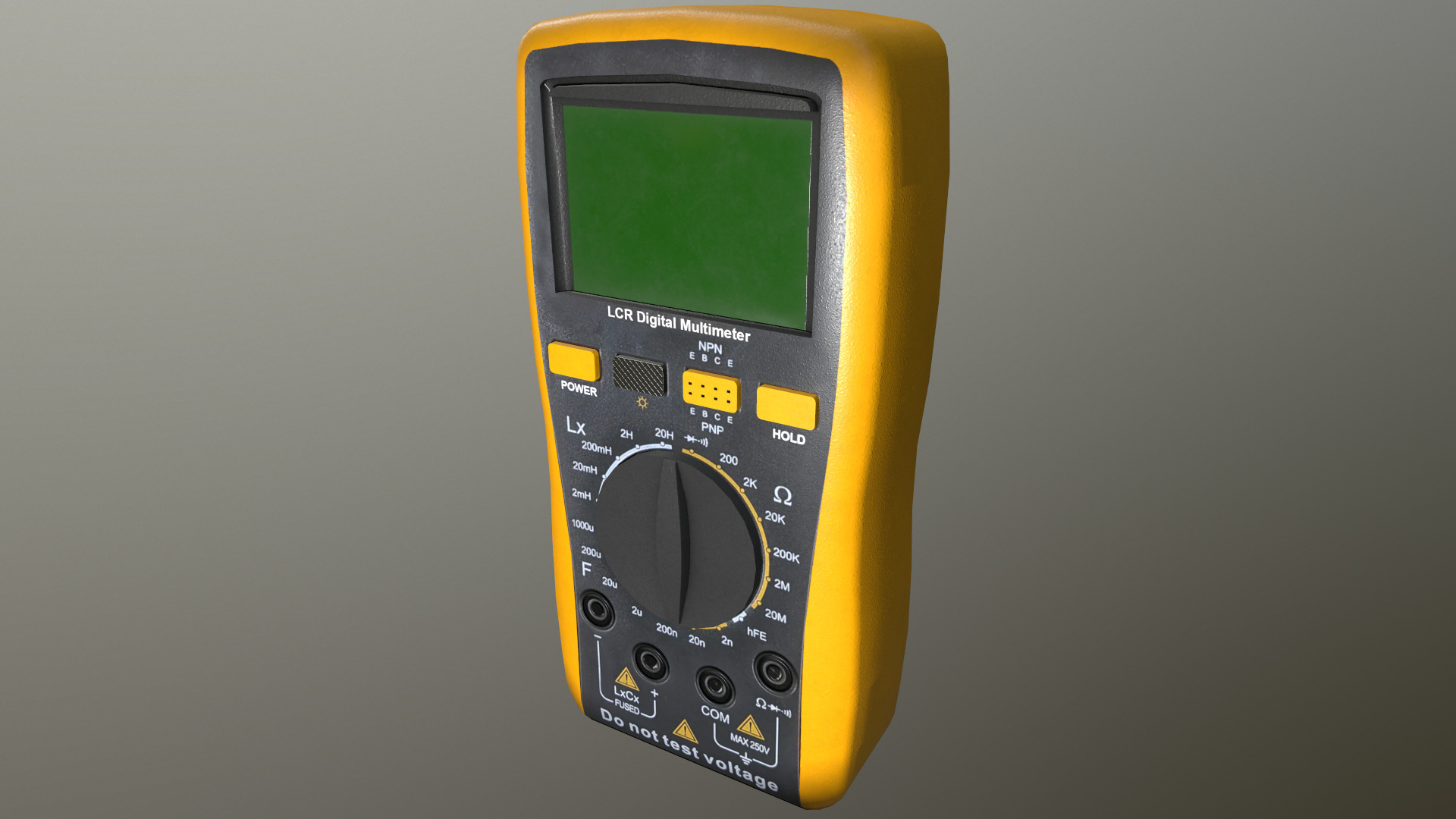 LCR Multimeter Low Poly Low-poly 3D model_19