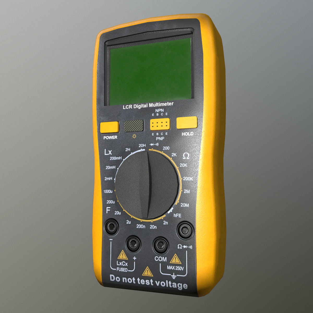 LCR Multimeter Low Poly Low-poly 3D model_8