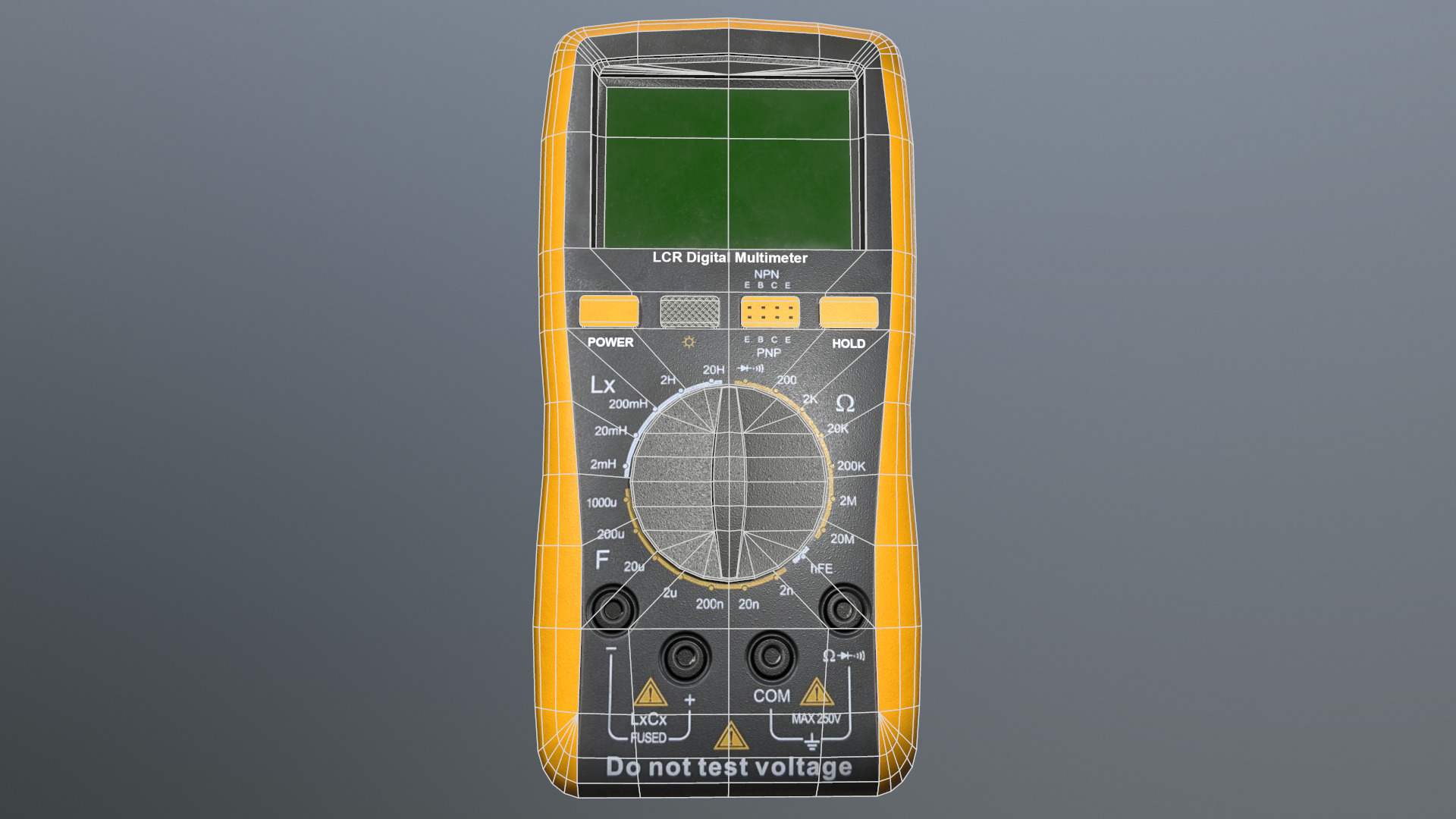 LCR Multimeter Low Poly Low-poly 3D model_26