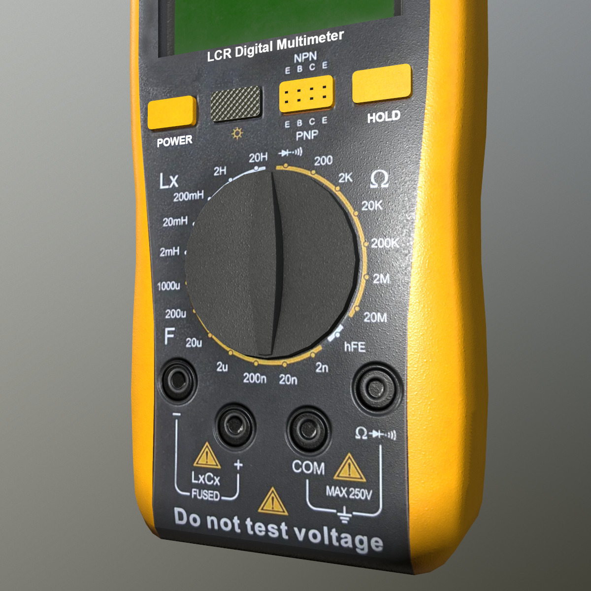 LCR Multimeter Low Poly Low-poly 3D model_10