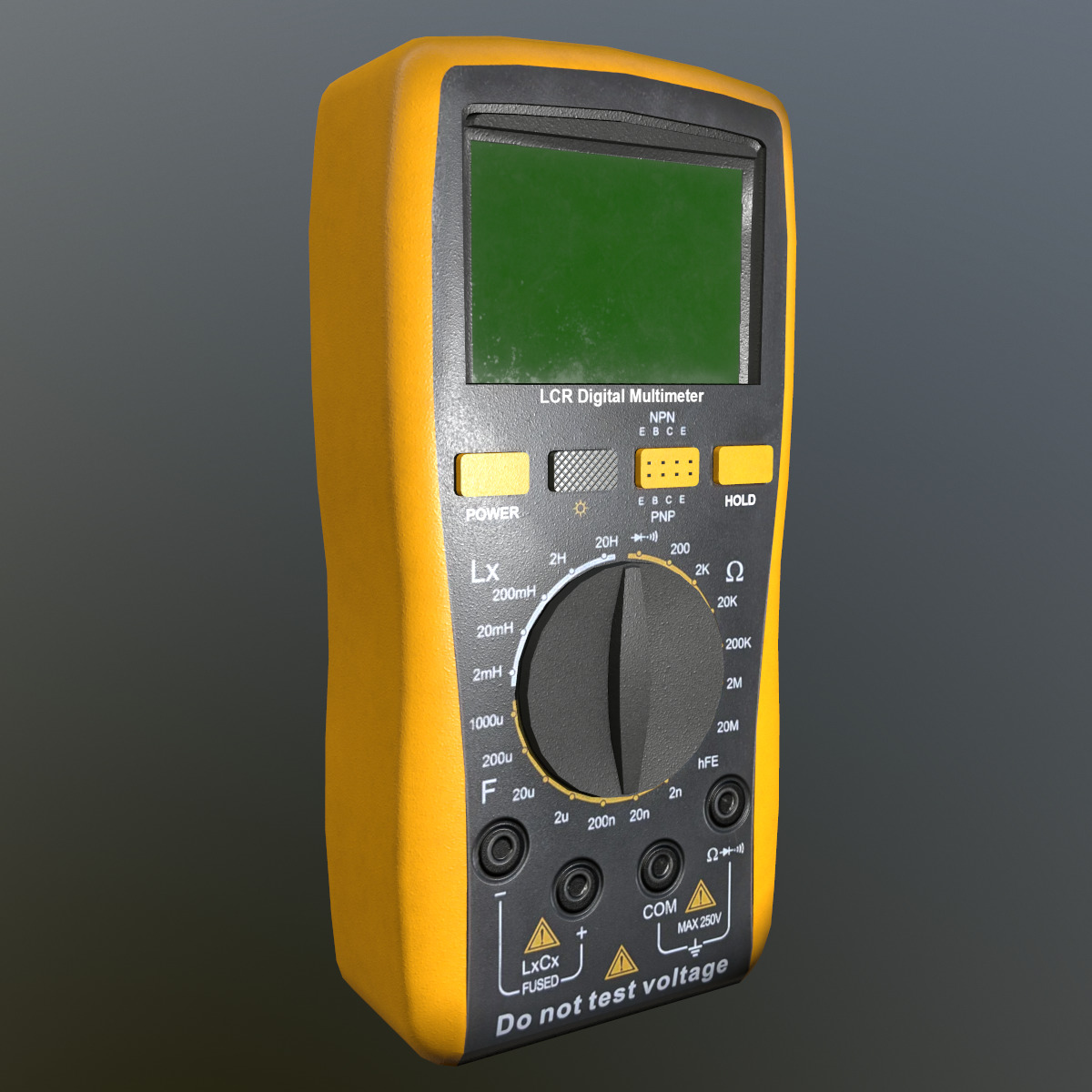 LCR Multimeter Low Poly Low-poly 3D model_11